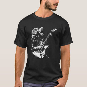 Camiseta Guitarista de perro - Cavalier Dad Mom