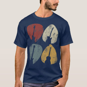 Camiseta Guitarista de Púa de guitarra de Vintage masculina