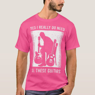 Camiseta Guitarista Dice Con Una Graciosa Cita De Guitarra
