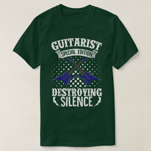 Camiseta Guitarista Edición Especial Acústica Guitarra Mus (Diseño del anverso)