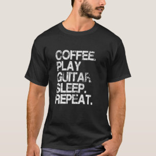 Camiseta Guitarista Eléctrico Guitarista Para Café S