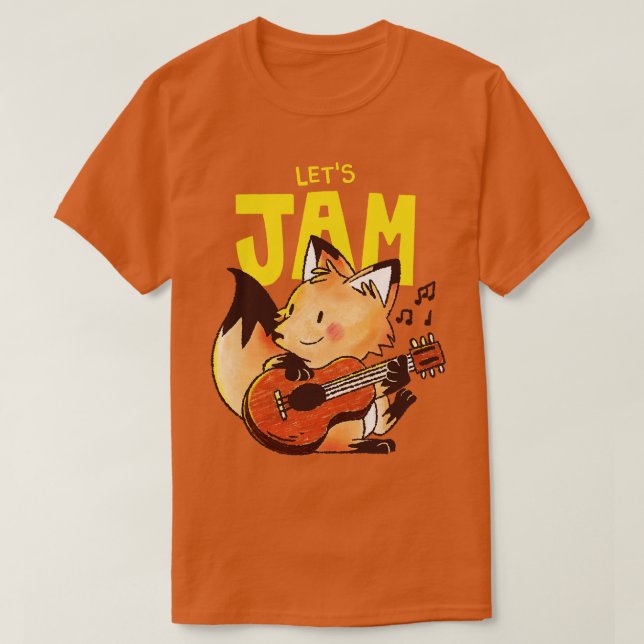 Camiseta Guitarista Fox (Diseño del anverso)