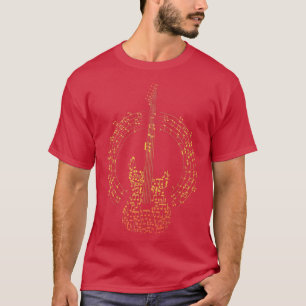 Camiseta Guitarista Guitariano Jugador Rock Música Notas3