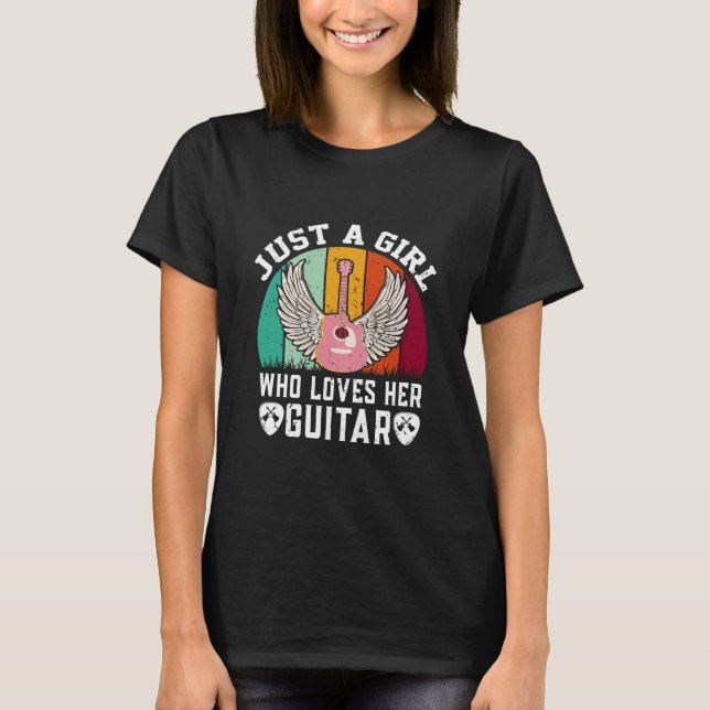 Camiseta Guitarista Guitarista Chica de guitarra Lover cami (Anverso)