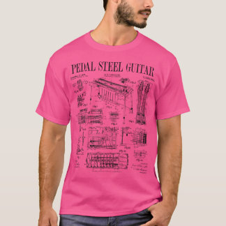 Camiseta Guitarista Guitarista de Guitarista de Acero Pedal