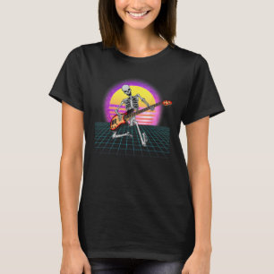 Camiseta Guitarista Guitarista De Guitarra Vaporwave Rock A