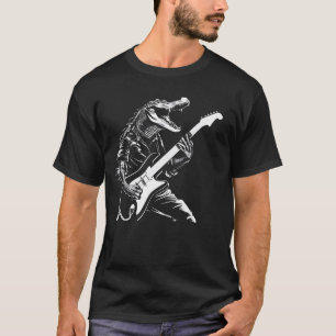 Camiseta Guitarista Guitarista - Guitarra Jugador Alligator