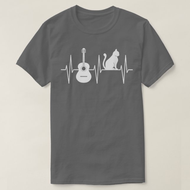 Camiseta Guitarista Guitarista Guitarrista Gato De Guitarra (Diseño del anverso)