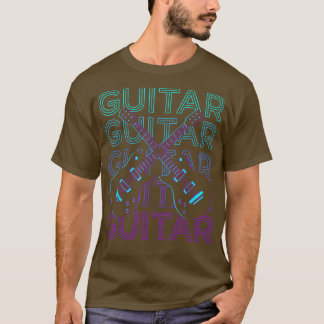 Camiseta Guitarista Guitarista Retro 1402