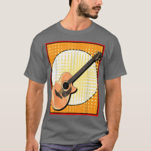 Camiseta Guitarista Instrumento Musical Acústico Guitarra
