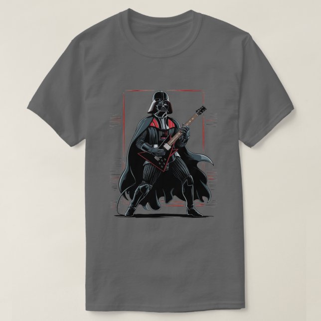 Camiseta Guitarista oscuro (Diseño del anverso)