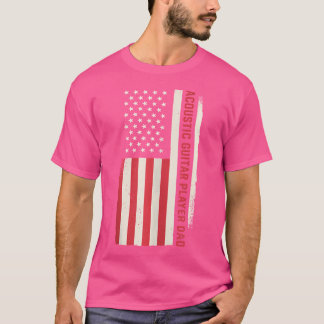 Camiseta Guitarista patriótico guitarra acústica
