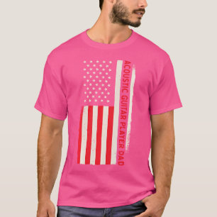 Camiseta Guitarista patriótico guitarra acústica