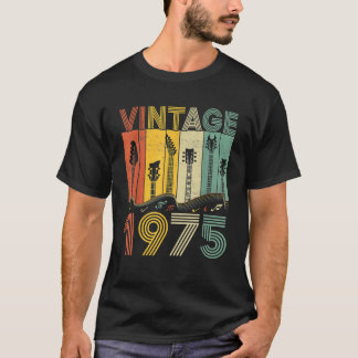 Camiseta Guitarista Retro Vintage 1975 1975