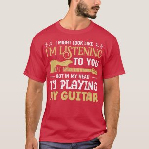 Camiseta Guitarista Tocando Guitars De Mi Guitarra 1513
