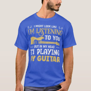 Camiseta Guitarista Tocando Guitars De Mi Guitarra 1514