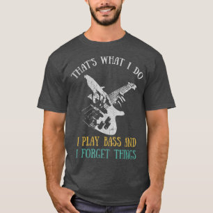 Camiseta Guitaristas de bajo nivel de guitarra básica de b