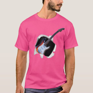 Camiseta Guitaristas de la guitarra acústica eléctrica Guay