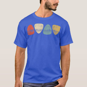 Camiseta Guitaristas Retro de Púa de guitarra Vintage + Gif