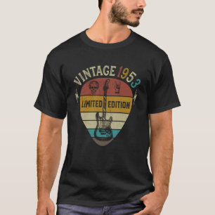 Camiseta Guitarra, 70° cumpleaños, mejor de 1953