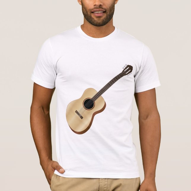 Camiseta Guitarra acústica (Anverso)