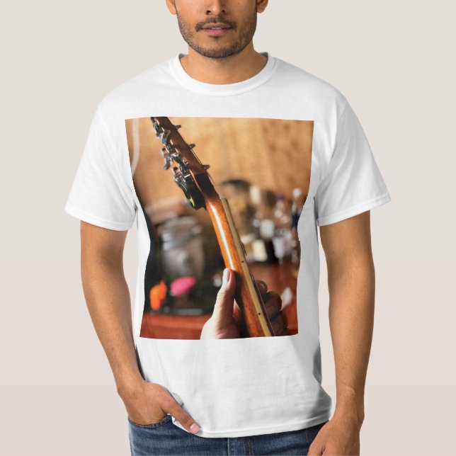 Camiseta Guitarra Acústica bonito (Anverso)