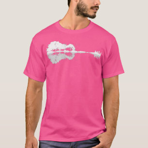 Camiseta Guitarra Acústica Bosque Naturaleza Reflector Ga