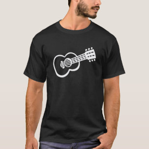 Camiseta Guitarra Acústica Clásica Aprender Guitarrista Ras