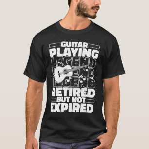 Camiseta Guitarra Acústica de Guitarista Jubilado Instrumen