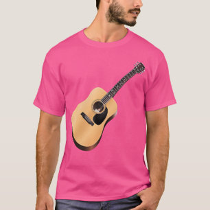 Camiseta Guitarra acústica de música country