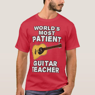 Camiseta Guitarra Acústica del Profesor de Guitarra Más Pac