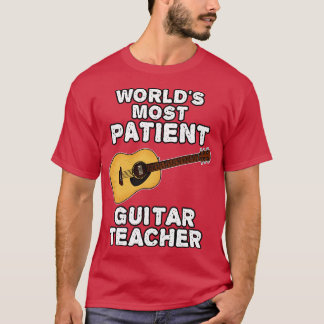 Camiseta Guitarra Acústica del Profesor de Guitarra Más Pac