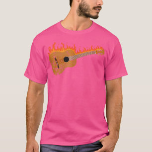 Camiseta Guitarra Acústica Flamante