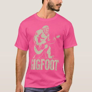 Camiseta Guitarra Acústica Gigfoot Bigfoot Sasquatch