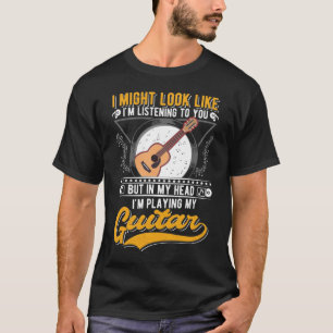 Camiseta Guitarra Acústica Graciosa Amante de la Música