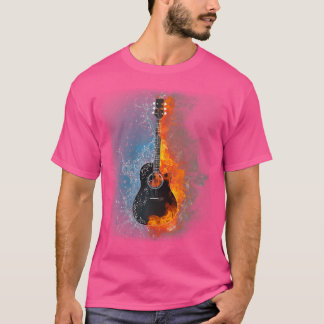 Camiseta Guitarra Acústica Guay Músico Guit Acústico
