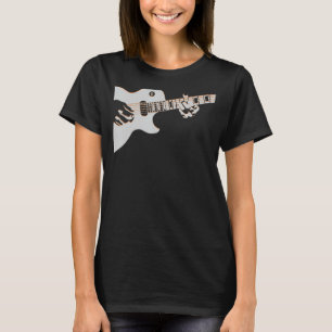 Camiseta Guitarra Acústica Guay Para Hombres Guitarra Acúst