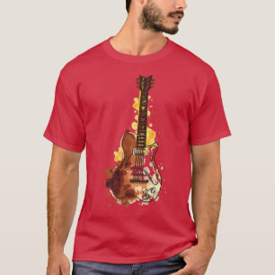 Camiseta Guitarra Acústica Guitarista Música Guitarra Lover