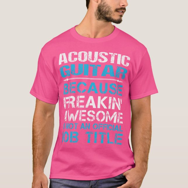 Camiseta Guitarra Acústica - Increíble (Anverso)