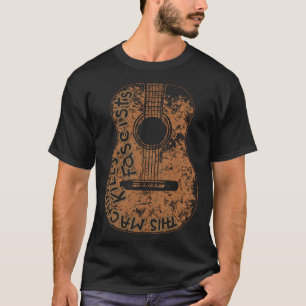 Camiseta Guitarra Acústica Música Woody Canción Guitaris