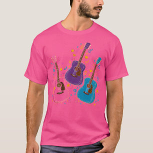Camiseta Guitarra acústica musical