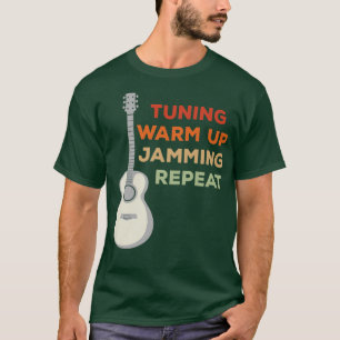 Camiseta Guitarra acústica para músicosGuitaristasGui Occid