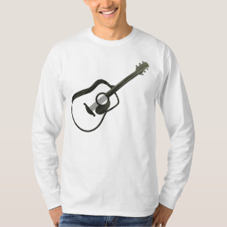 Camiseta Guitarra acústica - rayada