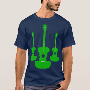Camiseta Guitarra Acústica Verde