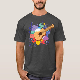 Camiseta Guitarra acústicaRegalo de músico guitarista53