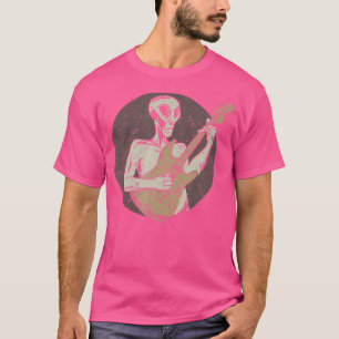 Camiseta Guitarra aliana de estilo vintage
