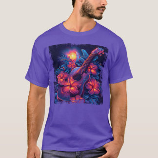 Camiseta Guitarra amigo con look de los 80