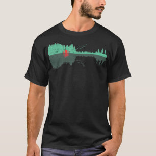 Camiseta Guitarra Árboles Reflexiones del Agua - Músicos y 