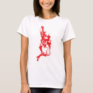 CAMISETA GUITARRA ARDIENTE