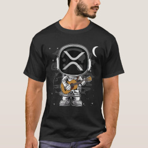Camiseta Guitarra Astronauta Ripple Moneda XRP A La Cripta